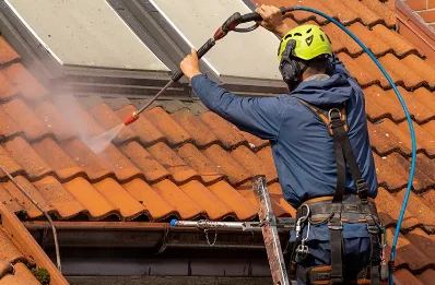Démoussage et hydrofuge de toiture à Royat